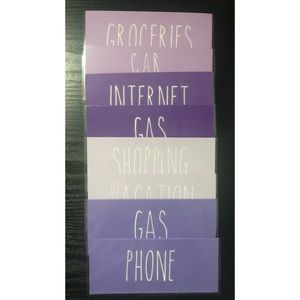 8 Rae Dunn Inspired Laminated Cash Envelopes